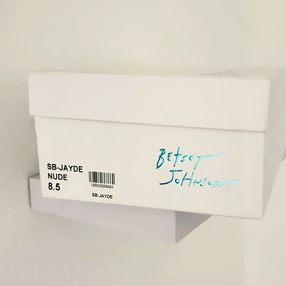 Betsey Johnson Original Jayde Nude Sandal. Size 8.5 - Picture 13 of 14